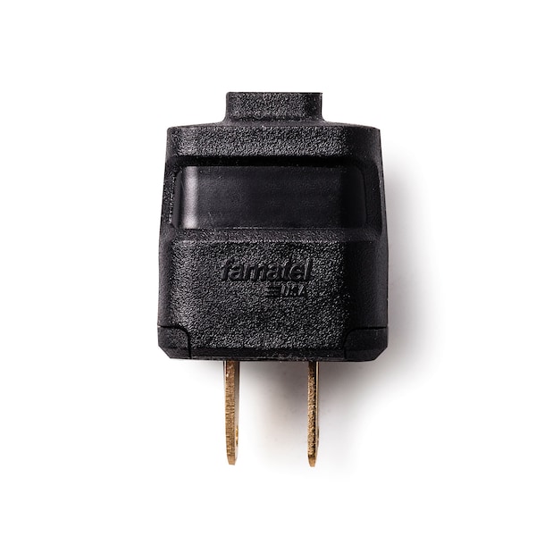 Easylife Tech 15 A 125 V Non-Grounded Replacement Plug Polarized Straight Blade - 0-1001-N
