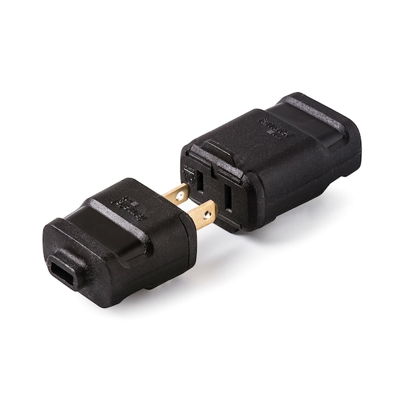 Easylife Tech 15 A 125 V Non-Grounded Replacement Plug Polarized Straight Blade - 0-1001-N