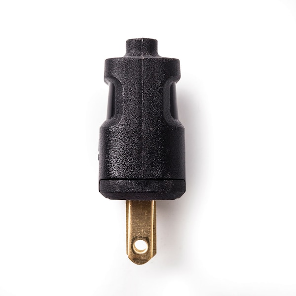 Easylife Tech 15 A 125 V Non-Grounded Replacement Plug Polarized Straight Blade - 0-1001-N