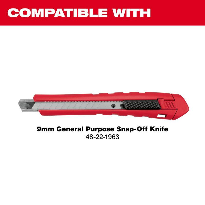 Milwaukee 9 mm Precision Snap Blade (10-Piece) - 48-22-9109