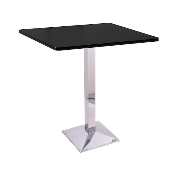 Holland Bar Stool Co 36" 217 Chrome Table, 36" x 36" Square Top - 21736CH36SQ