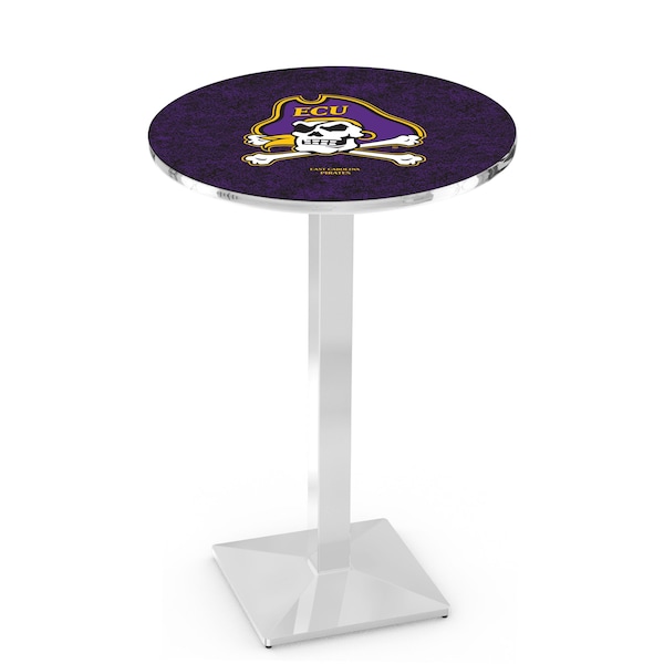 Holland Bar Stool Co 42" Chrome East Carolina Pub Table - L217C4228ECAROL