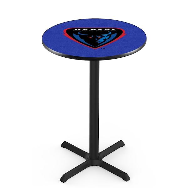 Holland Bar Stool Co 36" Blk Wrinkle DePaul Pub Table - L211B3628DEPAUL