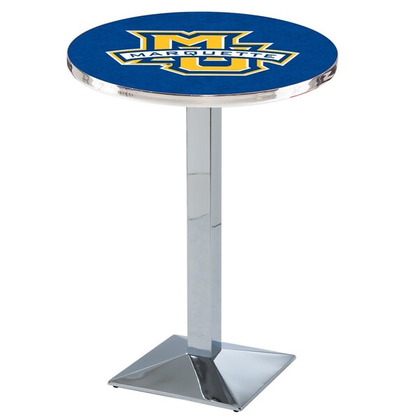 Holland Bar Stool Co 36" Chrome Marquette Pub Table - L217C3628MRQTTE