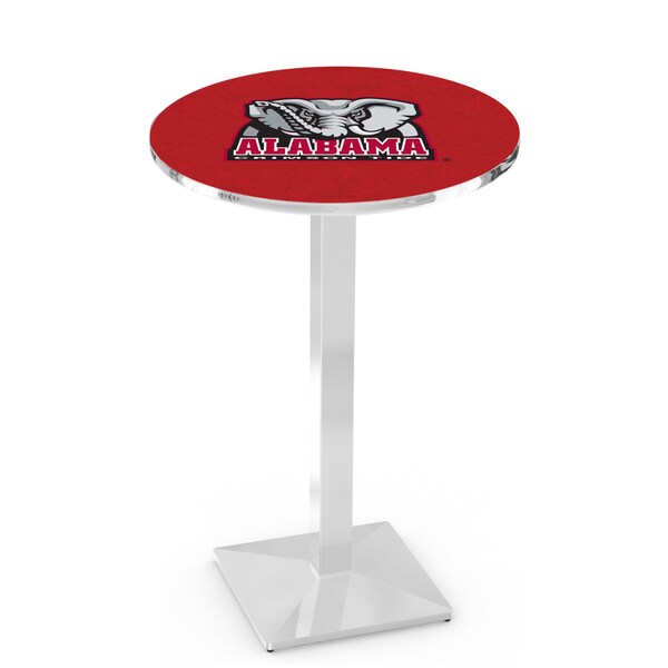 Holland Bar Stool Co 36" Chrome Alabama Pub Table - L217C3628AL-ELE