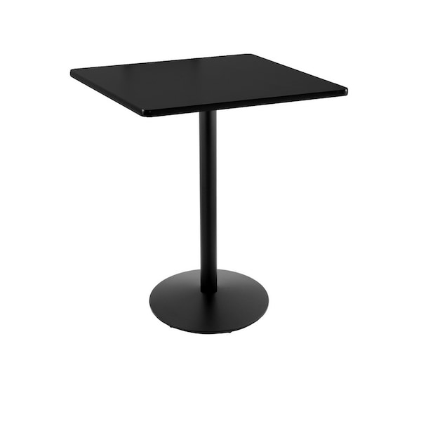 Holland Bar Stool Co 42" 214 Black Table, 30" x 30" Square Top - 214-2242BW30SQ