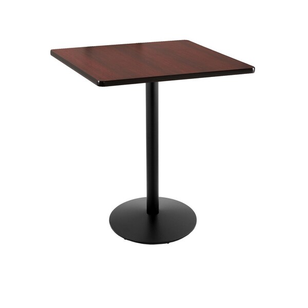 Holland Bar Stool Co 42" 214 Black Table, 30" x 30" Square Top - 214-2242BW30SQ