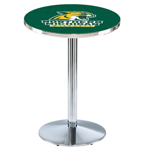 Holland Bar Stool Co 42" Chrome Northern Michigan Pub Table - L214C4228NORMIC