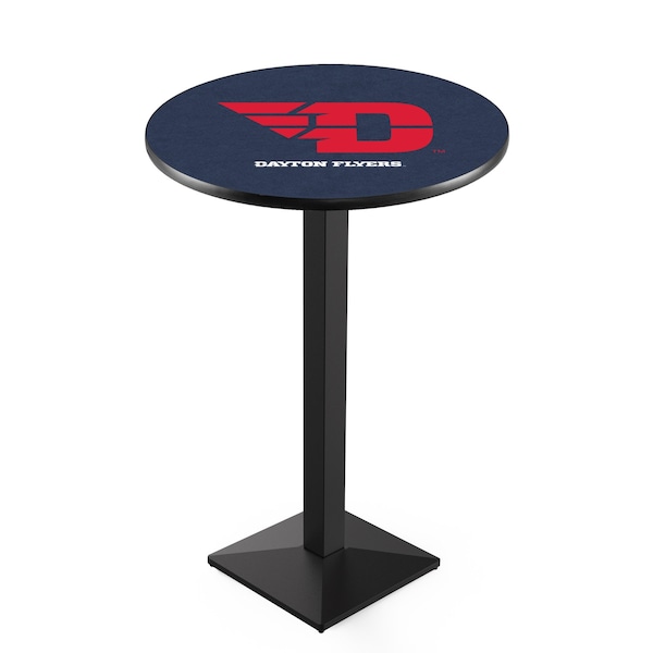 Holland Bar Stool Co 36" Blk Wrinkle University of Dayton Pub Table - L217B3628DYTNUN