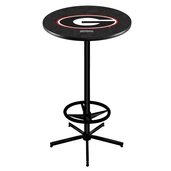 Holland Bar Stool Co 42" Black Georgia "G" Pub Table - L216B4236GA-G