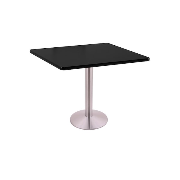 Holland Bar Stool Co 30" 214 Stainless Table, 30" x 30" Square Top - 214-1630SS30SQ