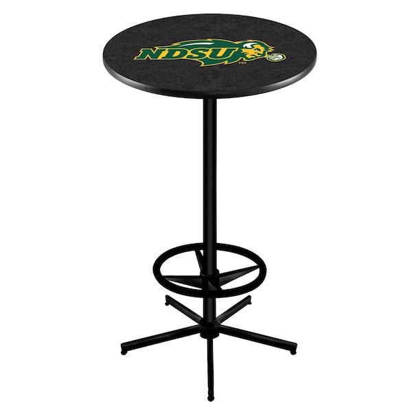 Holland Bar Stool Co 42" Black North Dakota State Pub Table - L216B4236NDAKST-B