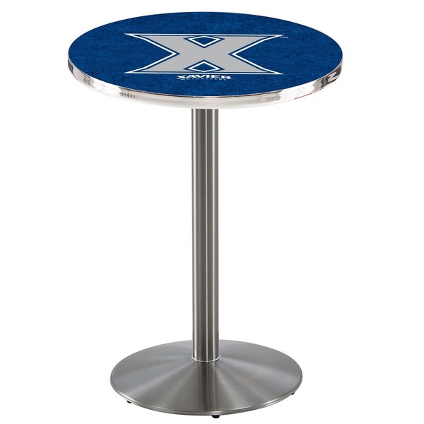 Holland Bar Stool Co 36" Stainless Steel Xavier Pub Table - L214S3628XAVIER