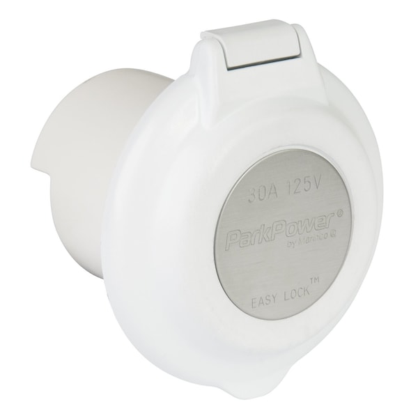 Marinco 30A 125V CONTOURED RV POWER INLET - 304EL-BRV