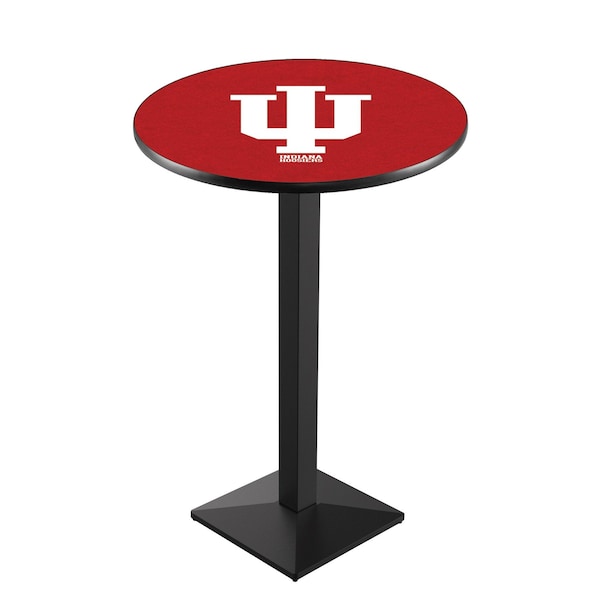 Holland Bar Stool Co 36" Blk Wrinkle Indiana Pub Table, 36" dia. Top - L217B3636INDNAU