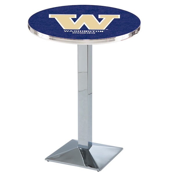 Holland Bar Stool Co 36" Chrome Washington Pub Table - L217C3628WASHUN