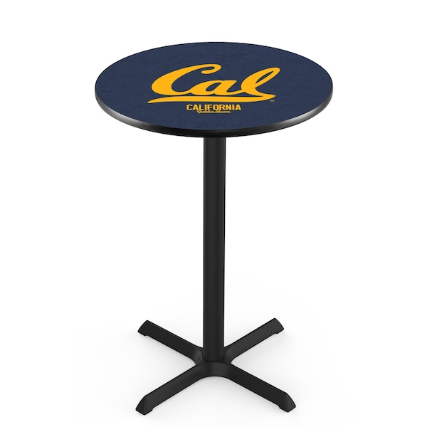 Holland Bar Stool Co 36" Blk Wrinkle Cal Pub Table - L211B3628CAL-UN