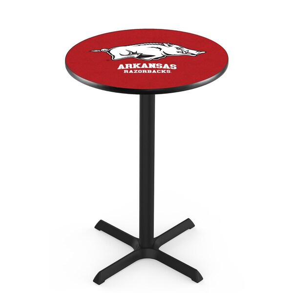Holland Bar Stool Co 36" Blk Wrinkle Arkansas Pub Table - L211B3628ARKNUN