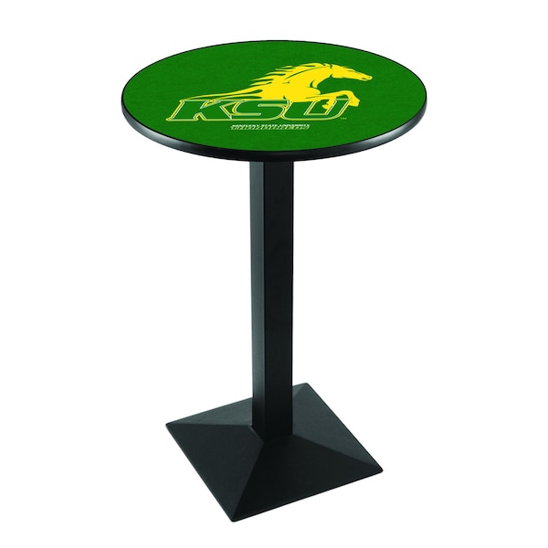 Holland Bar Stool Co 42" Blk Wrinkle Kentucky State University Pub Table - L217B4228KYSTUN