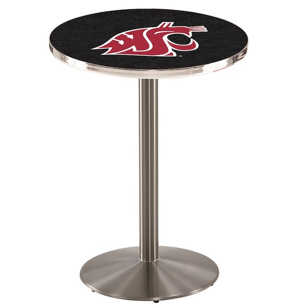 Holland Bar Stool Co 42" Stainless Steel Washington State Pub Table - L214S4228WASHST