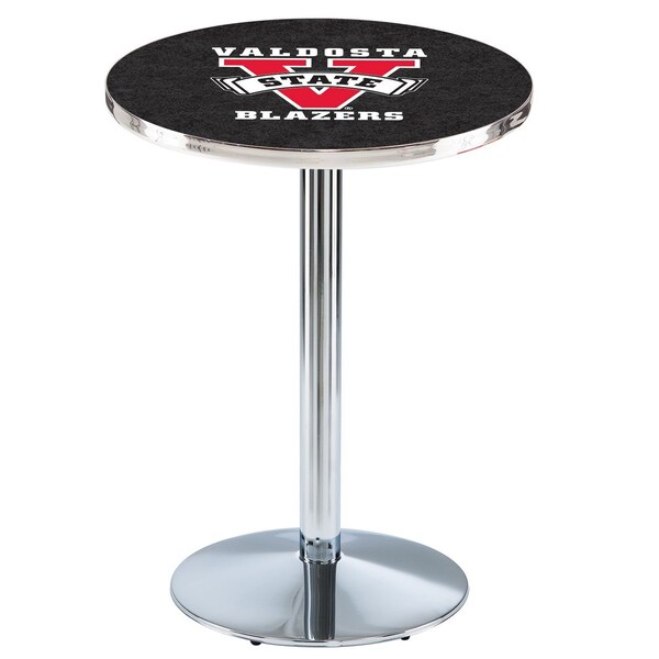 Holland Bar Stool Co 36" Chrome Valdosta State Pub Table - L214C3628VALDST