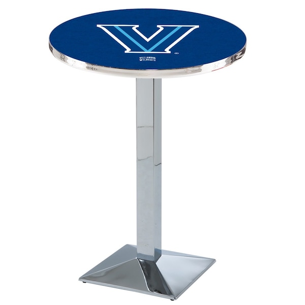 Holland Bar Stool Co 36" Chrome Villanova Pub Table - L217C3628VILNVA
