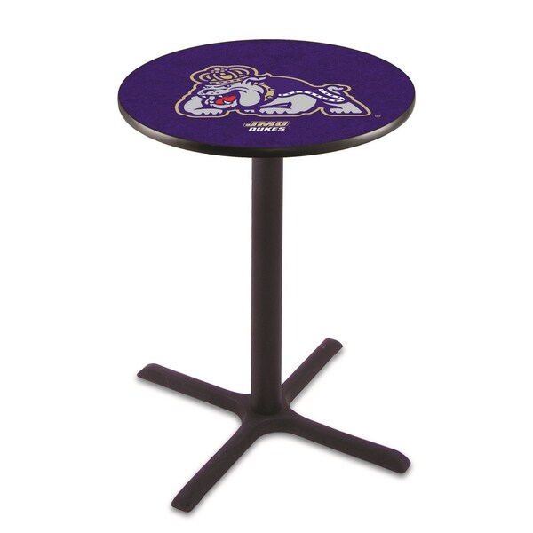 Holland Bar Stool Co 42" Blk Wrinkle James Madison Pub Table - L211B4228JMSMAD