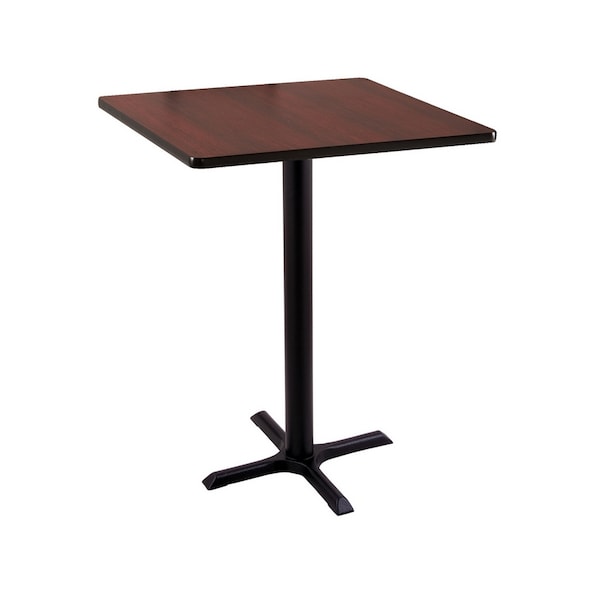 Holland Bar Stool Co 42" 211 Black Table, 30" x 30" Square Top - 211-2242BW30SQ