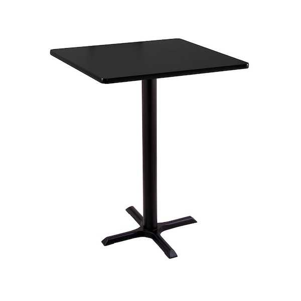 Holland Bar Stool Co 42" 211 Black Table, 30" x 30" Square Top - 211-2242BW30SQ