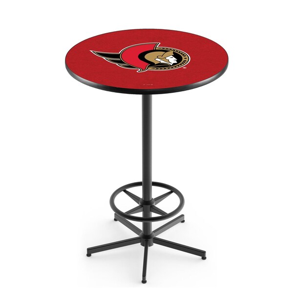 Holland Bar Stool Co 42" Black Ottawa Senators Pub Table - L216B4236OTTSEN