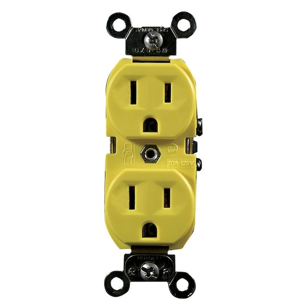 Leviton OUTLET YELLOW 5-15R 125V - WBR15-00Y