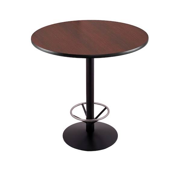 Holland Bar Stool Co 36" 214 Black Table 36" dia. Top, Foot Ring - 214-2236BW36RFTRG