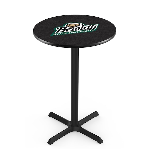 Holland Bar Stool Co 36" Blk Wrinkle Bemidji State Pub Table - L211B3628BMIJST
