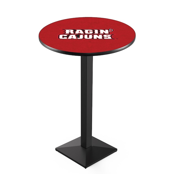Holland Bar Stool Co 42" Blk Wrinkle Louisiana-Lafayette Pub Table - L217B4228LA-LAF