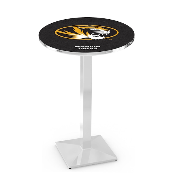 Holland Bar Stool Co 36" Chrome Missouri Pub Table - L217C3628MIZZOU
