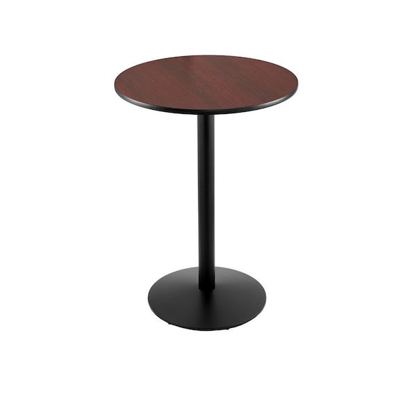 Holland Bar Stool Co 36" 214 Black Table, 24" dia. Top - 214-2236BW24R