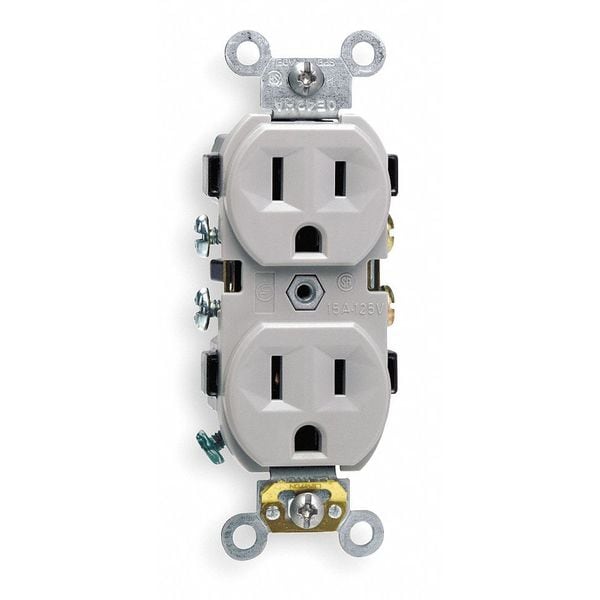 Leviton Receptacle - CR15-GY
