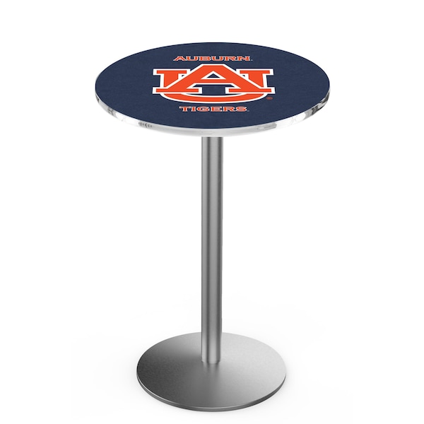 Holland Bar Stool Co 42" Stainless Steel Auburn Pub Table - L214S4228AUBURN