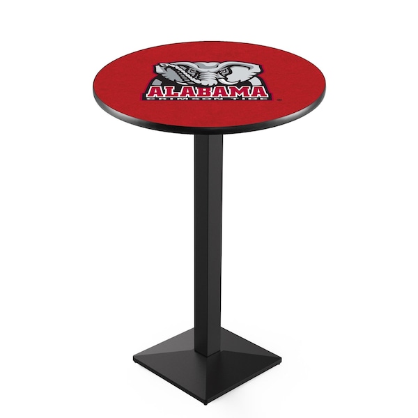 Holland Bar Stool Co 42" Blk Wrinkle Alabama Pub Table, 36" dia. Top - L217B4236AL-ELE
