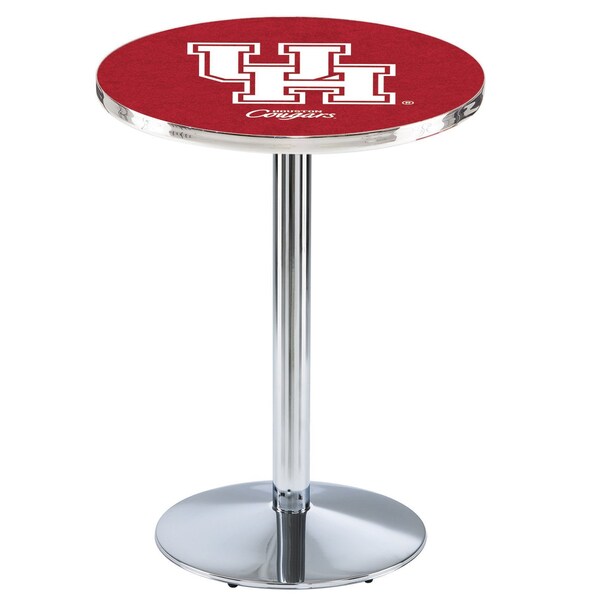 Holland Bar Stool Co 36" Chrome Houston Pub Table, 36" dia. Top - L214C3636HOUSTON