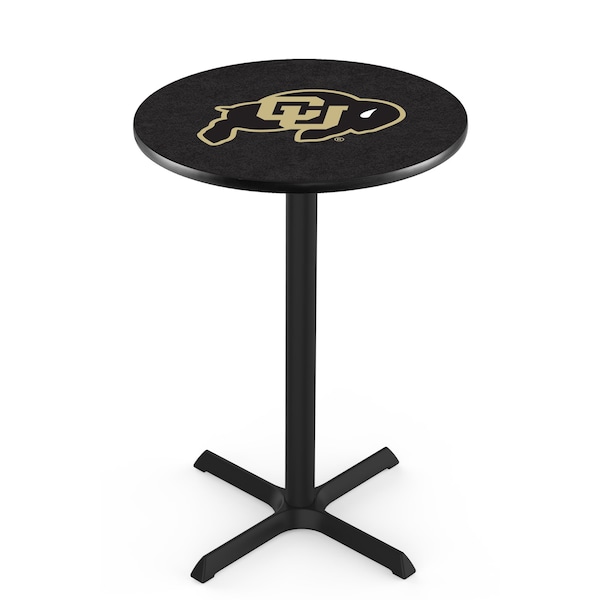 Holland Bar Stool Co 36" Blk Wrinkle Colorado Pub Table - L211B3628COLOUN