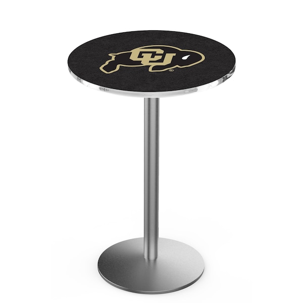 Holland Bar Stool Co 42" Stainless Steel Colorado Pub Table - L214S4228COLOUN