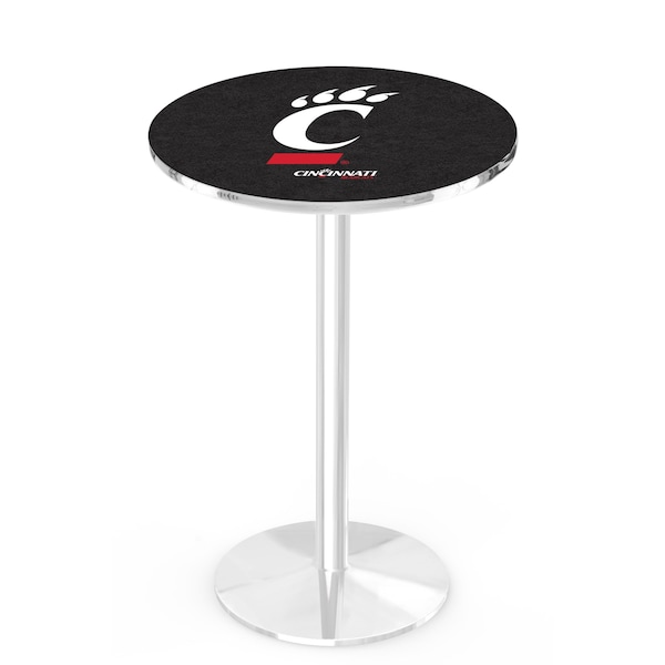 Holland Bar Stool Co 36" Chrome Cincinnati Pub Table - L214C3628CINCIN