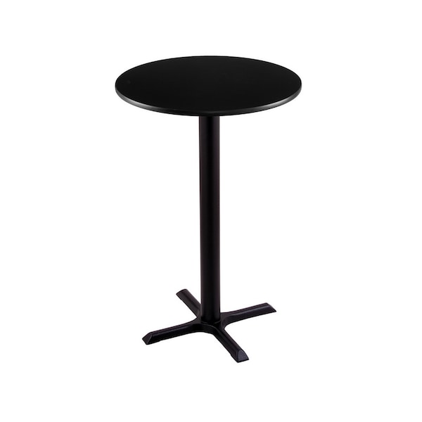 Holland Bar Stool Co 36" 211 Black Table, 24" dia. Top - 211-2236BW24R