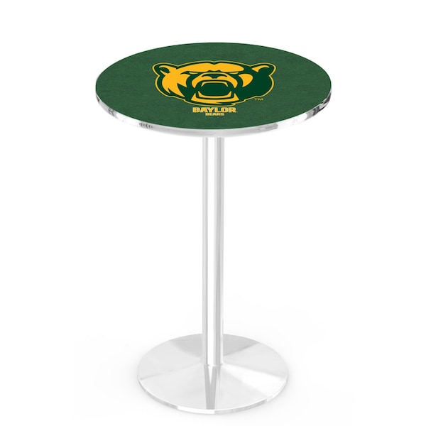 Holland Bar Stool Co 36" Chrome Baylor Pub Table, 36" dia. Top - L214C3636BAYLOR