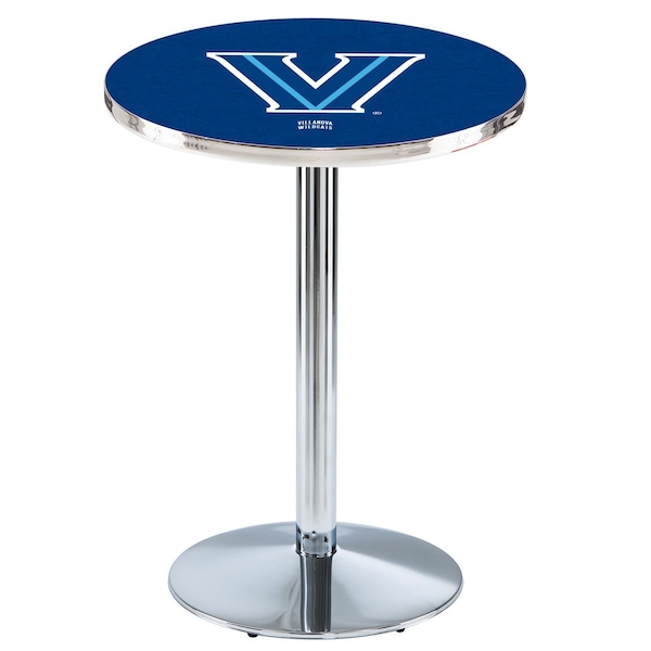 Holland Bar Stool Co 36" Chrome Villanova Pub Table - L214C3628VILNVA