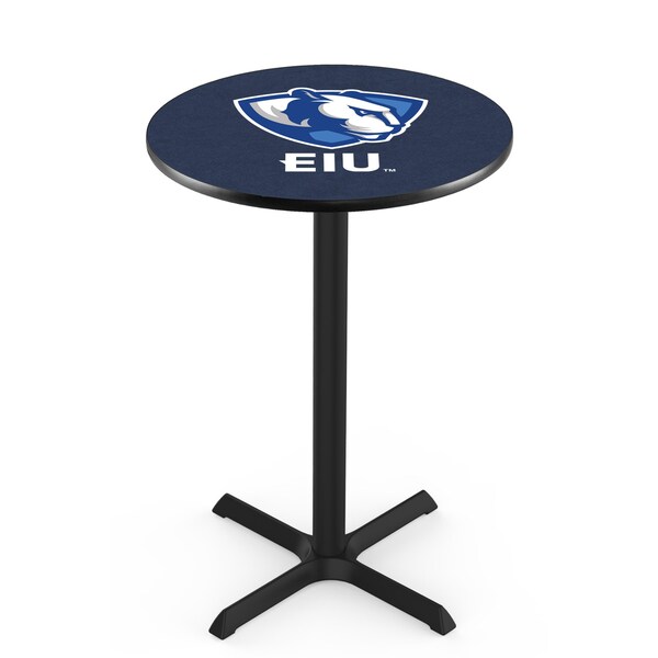 Holland Bar Stool Co 36" Blk Wrinkle Eastern Illinois Pub Table - L211B3628EASTIL