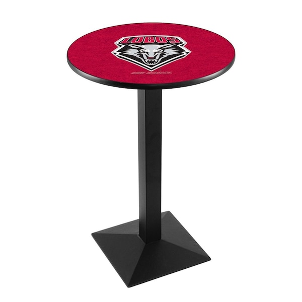 Holland Bar Stool Co 36" Blk Wrinkle New Mexico Pub Table, 36" dia. Top - L217B3636NEWMEX