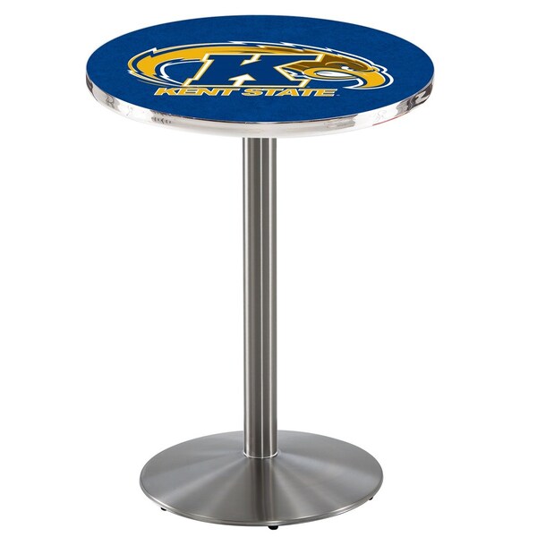 Holland Bar Stool Co 42" Stainless Steel Kent State Pub Table - L214S4228KENTST