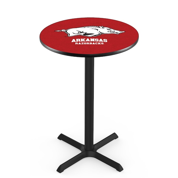 Holland Bar Stool Co 42" Blk Wrinkle Arkansas Pub Table - L211B4228ARKNUN